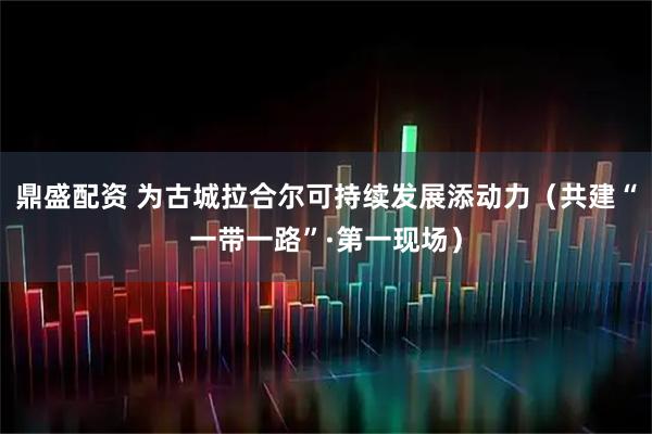 鼎盛配资 为古城拉合尔可持续发展添动力（共建“一带一路”·第一现场）